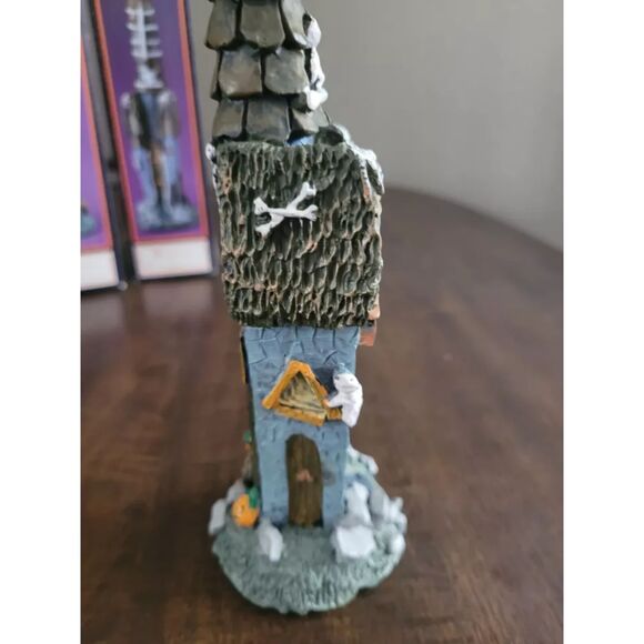 Windsor Collection Set of 2 Halloween Haunted House Tall 12"Collectibles w/Boxes - Picture 11 of 16